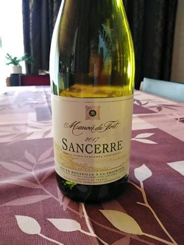 2017 Cave Des Vins De Sancerre Manoir Du Fort Sancerre Vivino United