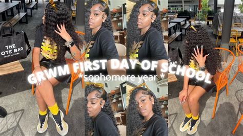 Grwm First Day Of School 2022 Sophomore Year Mini Vlog Youtube