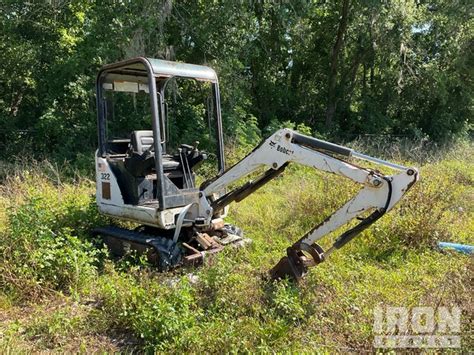 2002 Bobcat 322D Mini Excavator Inoperable In Lakeland Florida