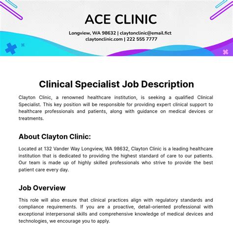 Page 42 Free Job Description Templates And Examples Edit Online And Download