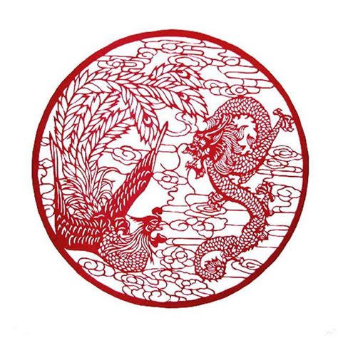 Chinese Paper Cutting Chinese Paper Cut Art Chinese Dragon Art