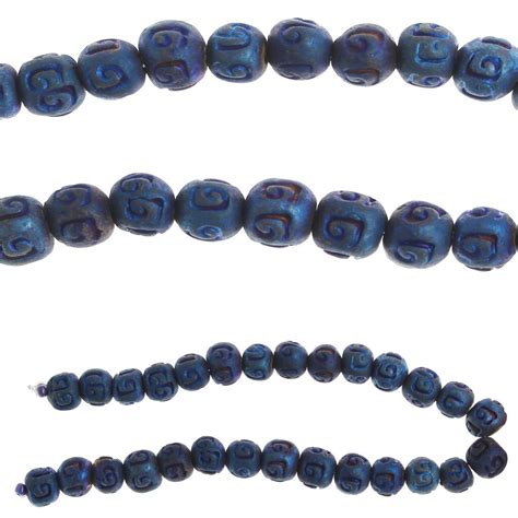 Bead Gallery® Blue Ceramic Round Beads 8mm Michaels