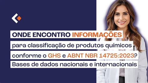 Onde Encontro Informa Es Para Classifica O De Produtos Qu Micos