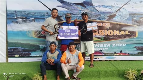 Juara 1 Banyuwangi Fishing Festival 2022 Grajagan YouTube