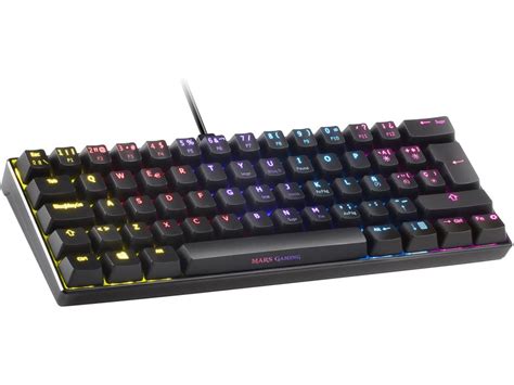 Teclado Gaming Mars Mkminibfr Mec Nico Franc S Preto Worten Pt