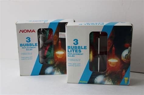 working NOMA replacement Christmas light bulbs in boxes, C7 large ...