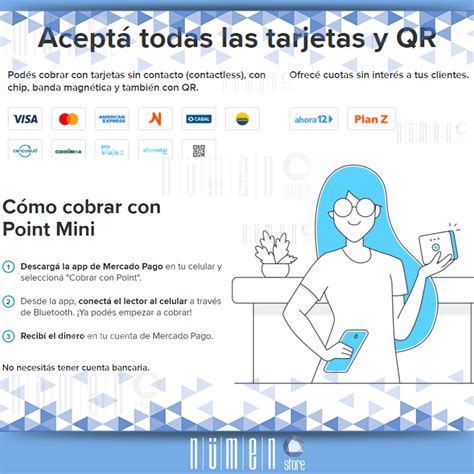 Kit Mercado Pago Point Mini Qr Lector De Tarjetas Nfc