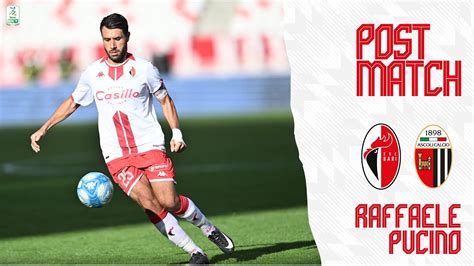 Raffaele Pucino Intervista Post Partita Bari Ascoli Serie Bkt