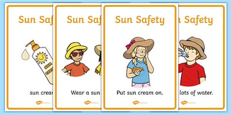 👉 Sun Safety: Display Posters (teacher made)