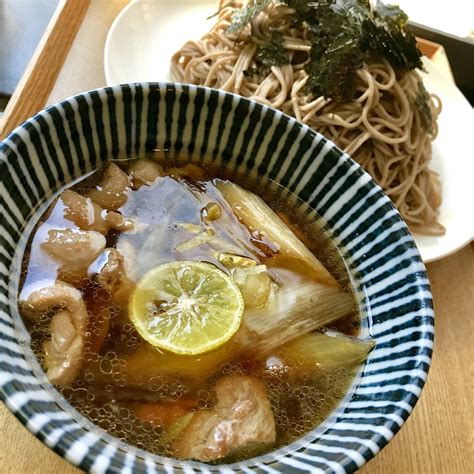 鴨南蛮つけ蕎麦 キューライス記