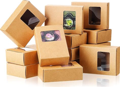 Amazon Pieces Soap Packaging Boxes Paper Soap Box Kraft Soap