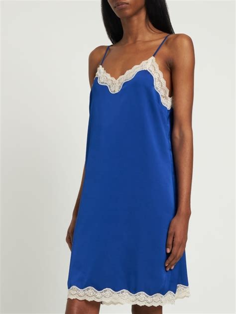 Willow Lace And Satin Mini Slip Dress Love Stories Women Luisaviaroma