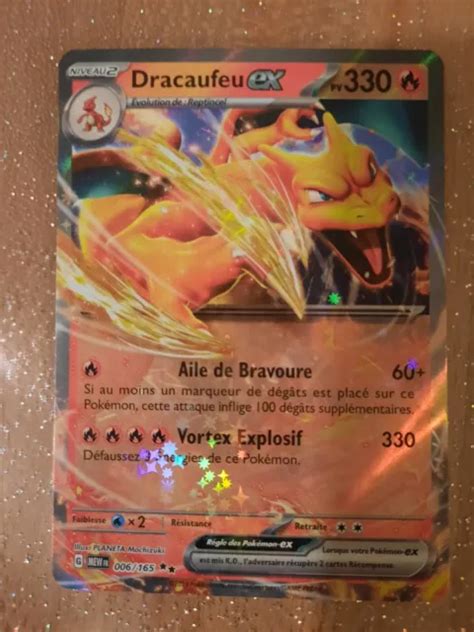 Carte PokÉmon 151 Dracaufeu Ex 006165 Ev35 Écarlate Et Violet Mew Fr Neuve Eur 1050