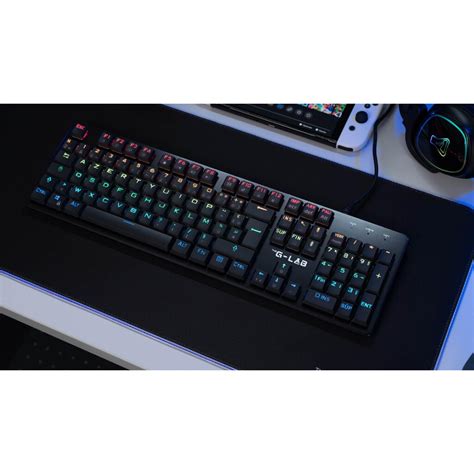 Clavier Gaming Filaire M Canique Rgb The G Lab Keyz Platinium