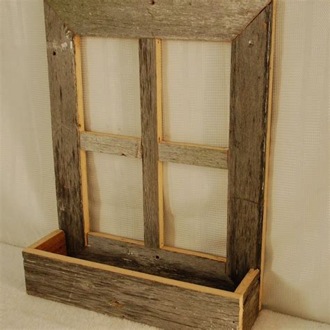 Window Frame With Flower Box Etsy