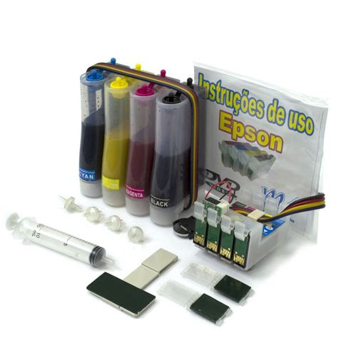 Bulk Ink Epson Para T25 TX125 TX123 TX133 E TX135 360ml De Tinta