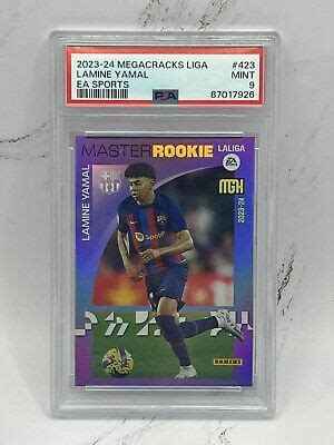 2023 24 PANINI MEGACRACKS LALIGA 423 LAMINE YAMAL PSA 9 EBay