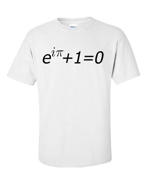 Euler S Identity Equation Men Math T Shirt Etsy