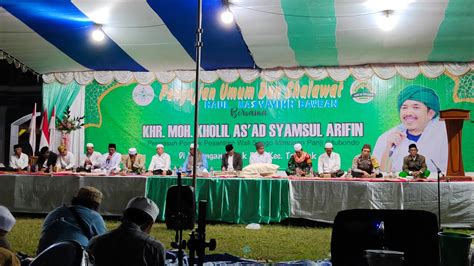 Pengajian Dan Shalawat Bersama Khr Moh Kholil As Ad Tambak Bawean