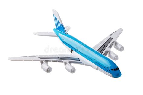 Toy Plane Made of Plastic Isolated Stock Photo - Image of airport ...