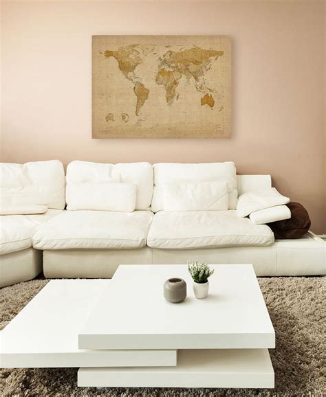 Trademark Global Michael Tompsett Antique World Map Canvas Art 47