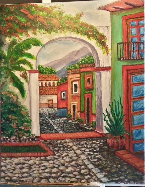 Mexican folk art Painting by Sharon Hamann - Fine Art America