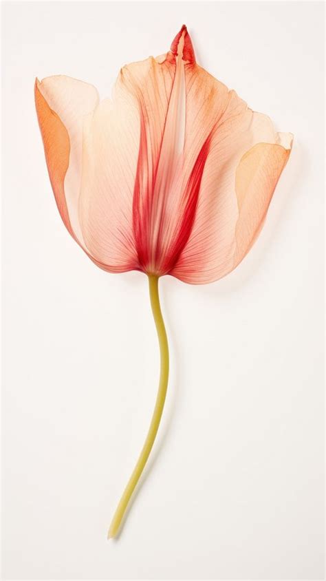 Real Pressed Tulip Field Flower Free Photo Rawpixel