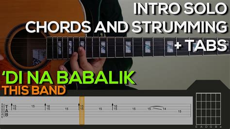 This Band - 'Di Na Babalik Guitar Tutorial [INTRO, SOLO, CHORDS AND ...