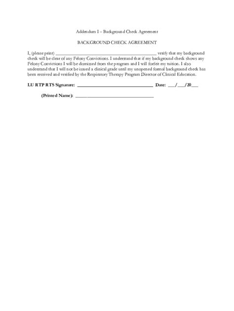 Fillable Online Free Background Check Authorization Consent Forms