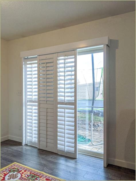 Plantation Shutters For Sliding Glass Patio Doors Patios Home