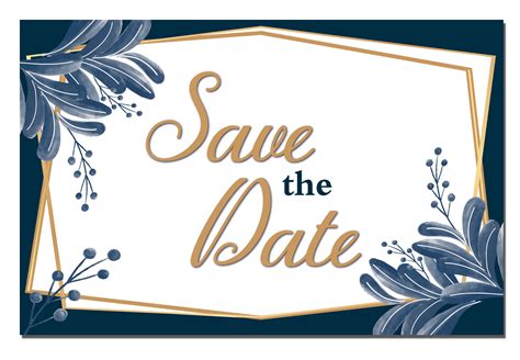 Save the Date Invitations – 4×6 inches, 40 Postcards – B17080 - Walmart.com