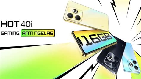 Infinix Hot 40i NFC HP Gaming Sejutaan Dengan Baterai Jumbo Dan Kamera 50MP