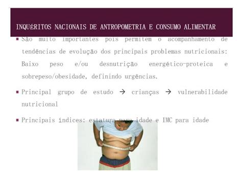 Pesquisas Sobre Perfil Nutricional E Consumo Alimentar Da PopulaÇÃo