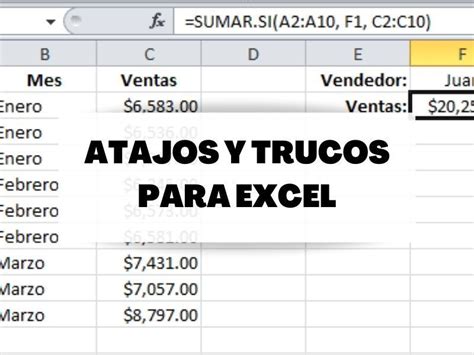 Trucos Y F Rmulas De Excel Para Simplificarte El Trabajo