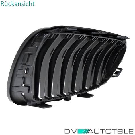 Set Doppelsteg K Hlergrill Schwarz Glanz Performance Passt F R Bmw E