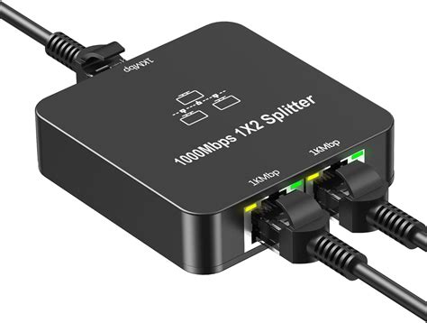 amazoncom ethernet splitter     mbps high speed rj