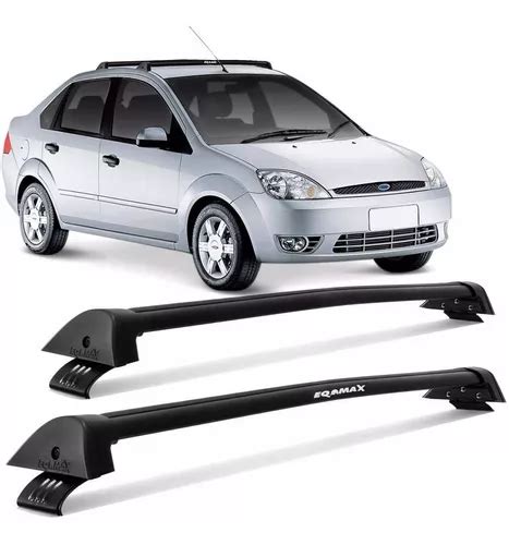 Rack Teto Fiesta Hatch Sedan Eqmax Wave Preto Parcelamento