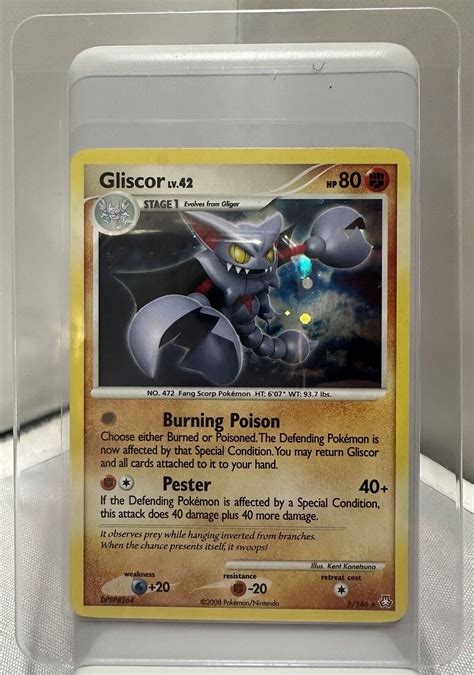 Pok Mon Tcg Gliscor Legends Awakened Holo Holo Rare Ebay