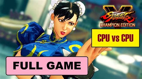 Street Fighter V Full Game No Commentary Ps4 Youtube