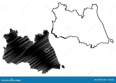 Bhadrak District Odisha State, Republic of India Map Vector Illustration, Scribble Sketch ...