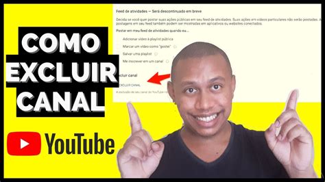 Como Excluir Canal Do Youtube Passo A Passo Youtube