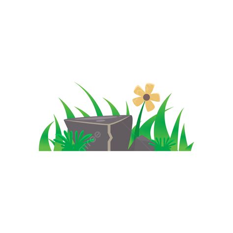 35 Vector Cartoon Grass Png Images