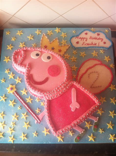 Peppa Pig Princess Cake - CakeCentral.com