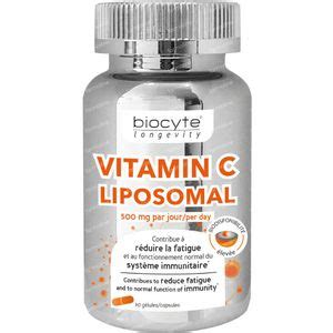 Biocyte Vitamine C Liposomal Sticks Capsules Commander Ici En Ligne