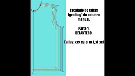 Escalado De Tallas De Manera Manual YouTube