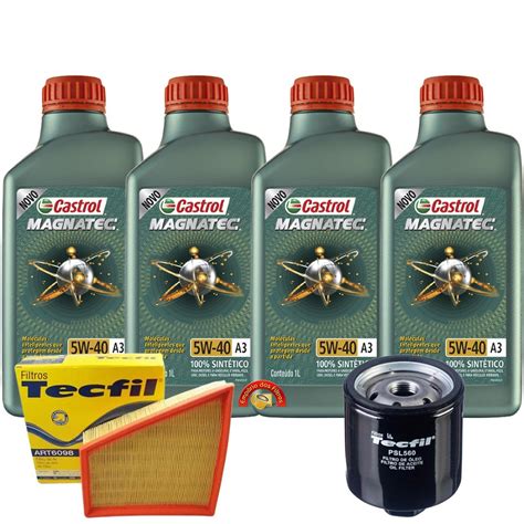 4 Lts Castrol 5w40 502 API SP Filtro Psl560 Art6098 Magnatec