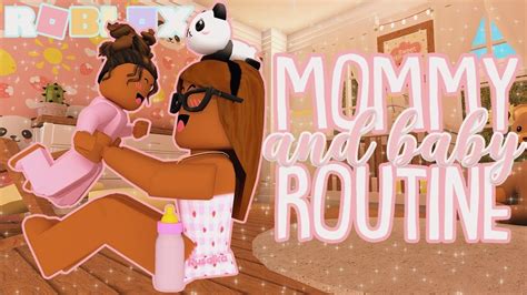 Mommy And Baby Routine Baby Update Roblox Bloxburg Roleplay Youtube