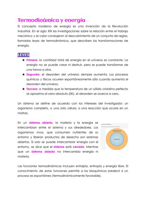 SOLUTION Leyes De Termodina Mica Y Energi A Studypool