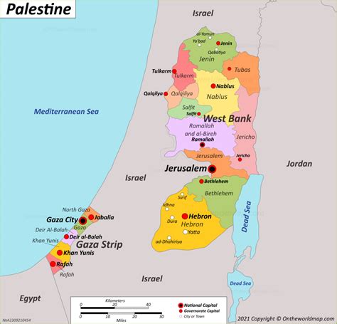 Palestine Map | Detailed Maps of State of Palestine