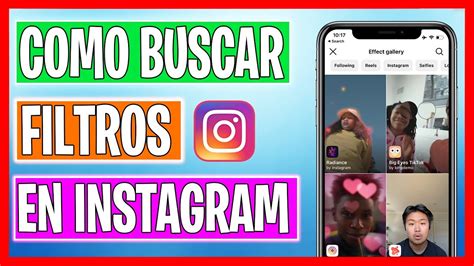 Cómo Buscar Filtros en Instagram YouTube